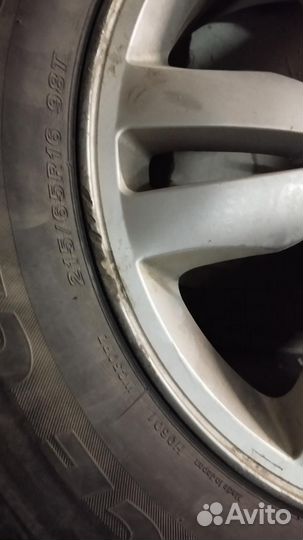 215/65 R16 Bridgestone Ice Cruiser 7000 Зима Литые R16 pсd:5x114.3 ет:45 DIA:67.1