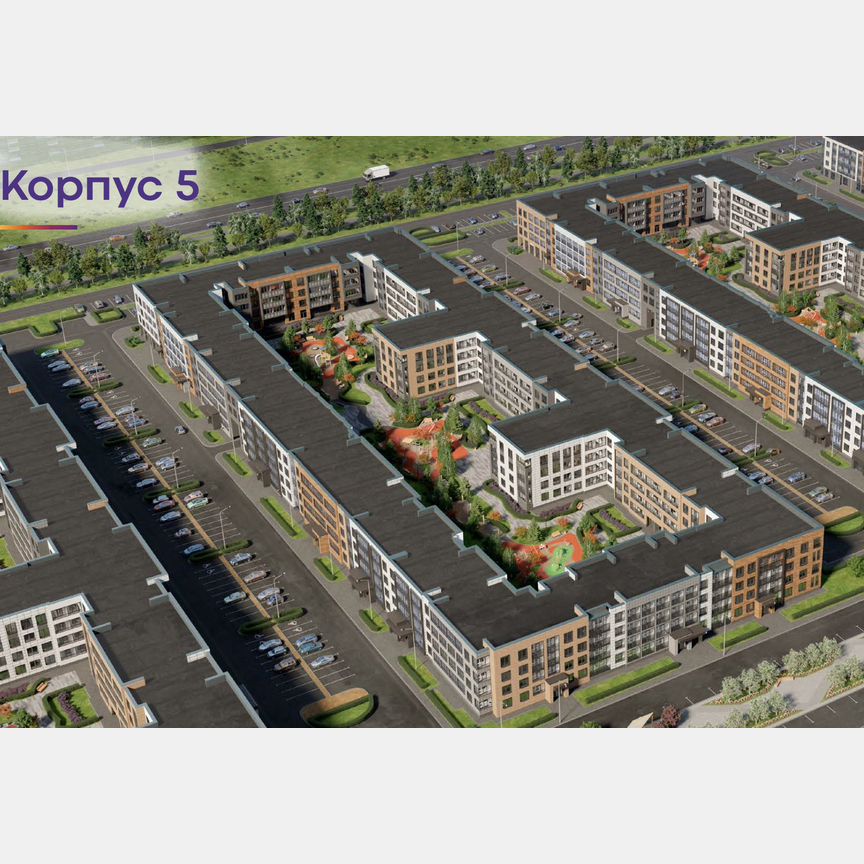 Квартира-студия, 24,4 м², 4/4 эт.