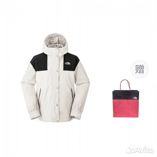 THE north face City Outdoor Collection Windbreaker Jackets Women's Dune White+Gift Bag (M)(59)
