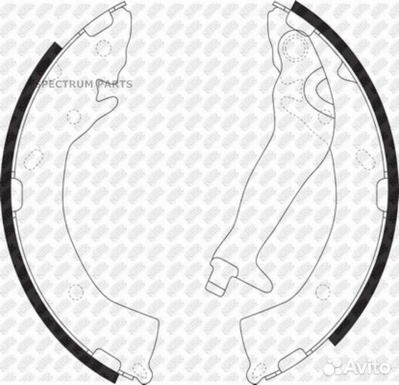 Nibk FN0609 Колодки барабанные NiBK FN0609