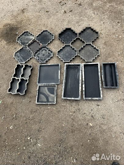 Формы для тротуарной плитки и бордюров