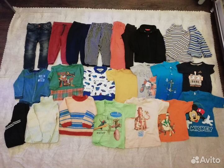 Детские вещи пакетом на мальчика 92-104