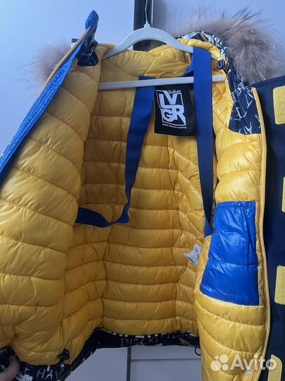 Пуховик на мальчика 116 см Gulliver