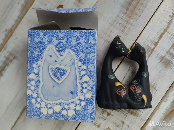 Фигурка Влюбленные котики 12*9 см
