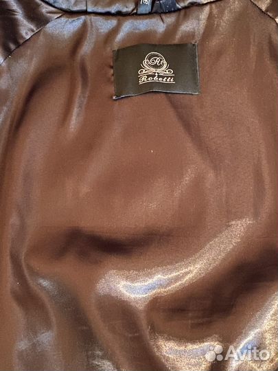 Шуба мутон + норка