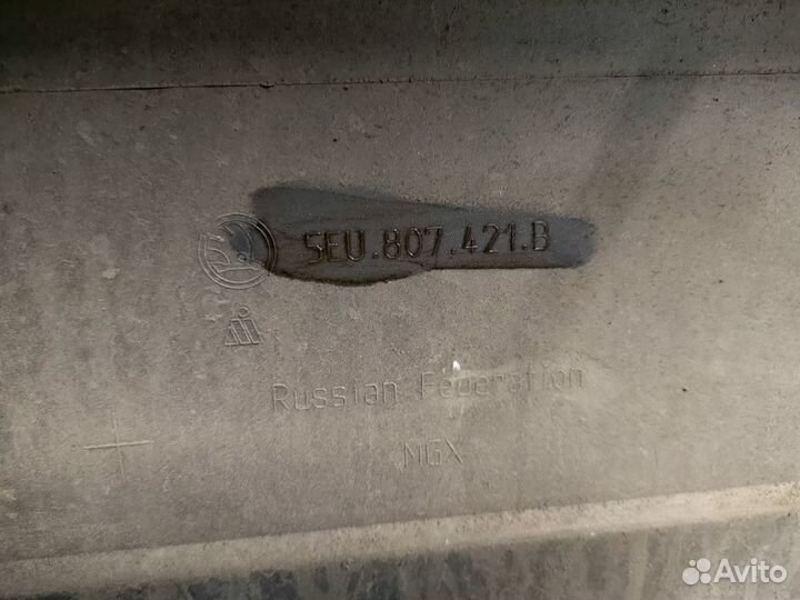 Задний бампер на skoda octavia a7