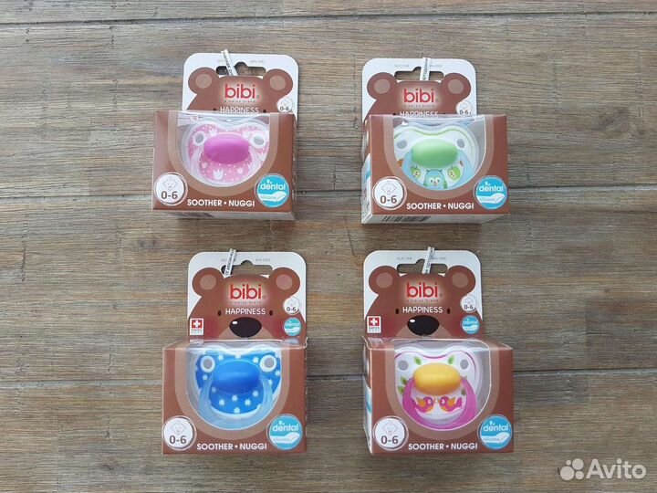 Пустышка силиконовая ортодонтическая Bibi 0-6 мес