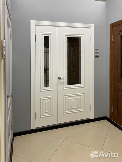 Стильные двойные двери