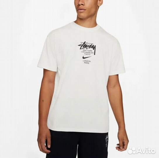 Футболка Nike x Stussy White