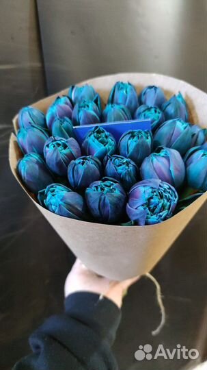 Пионовидны Тюльпаны космические букеты с доставкой