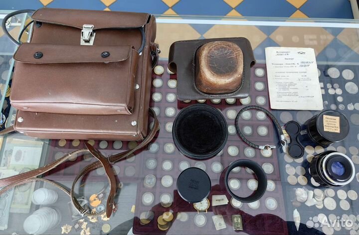 Фото аксессуары СССР вспышка, бленды, фильтры