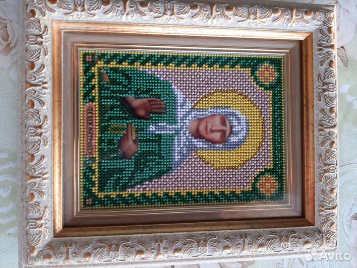 Икона вышитая бисером