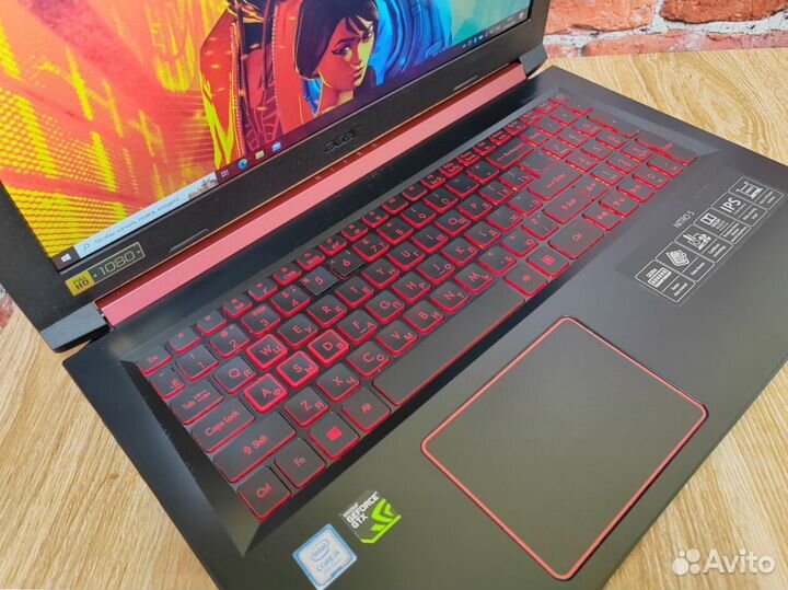 GTX1050 16gb Acer Nitro i5 Ноутбук Игровой