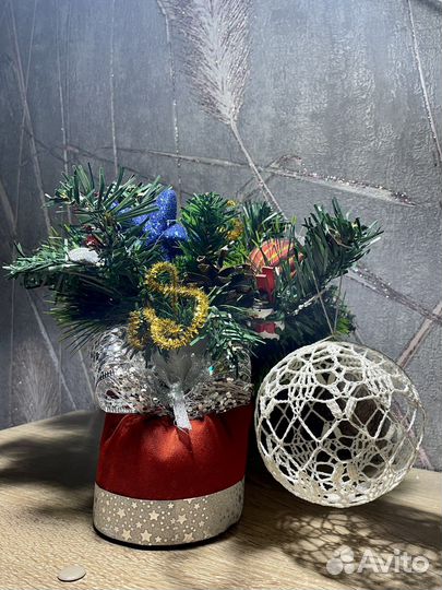 Ёлочные новогодние шары ручной работы