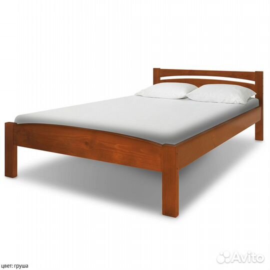 Кровать из массива сосны 140*190/200