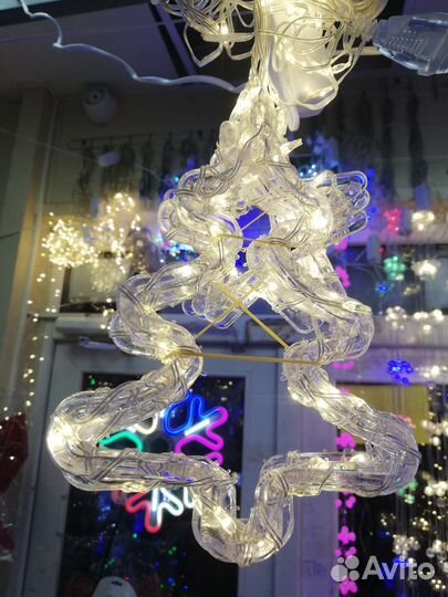 Новогодняя гирлянда фигурная