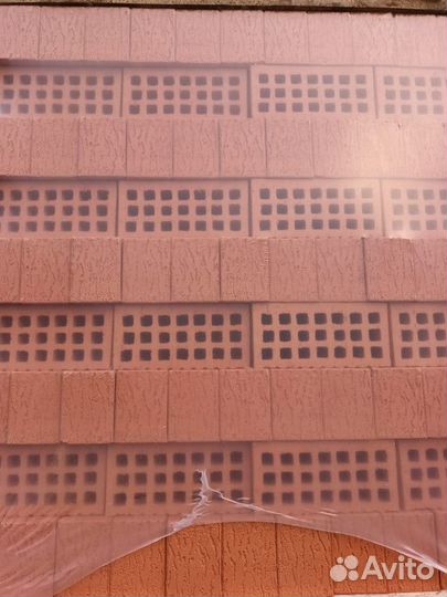 Кирпич облицовочный красный Ольха-1