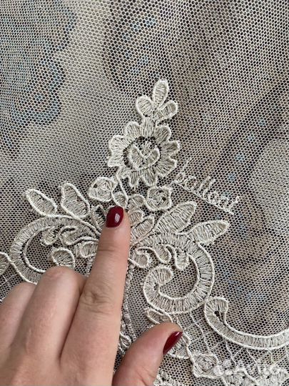 Тюль с вышивкой турция