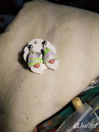 Серьги ручной работы