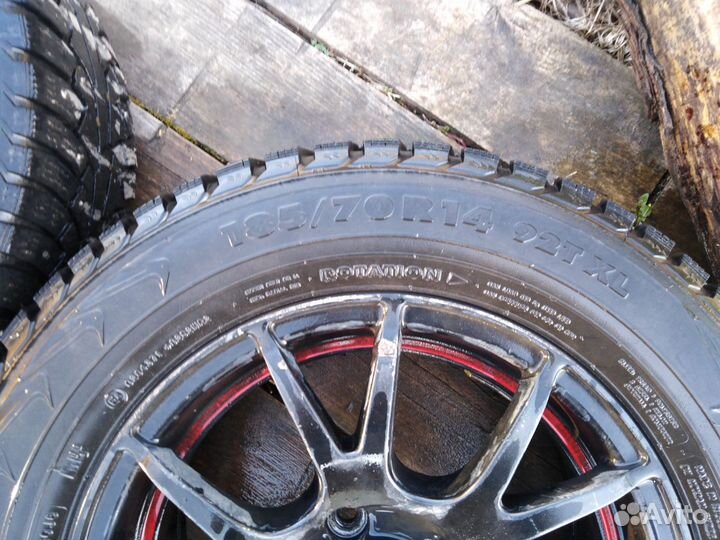 Колеса в сборе r14 один комплект 4 колеса