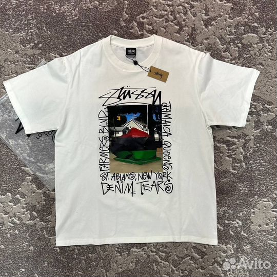 Футболка Stussy x Demin Tears Tee SS24