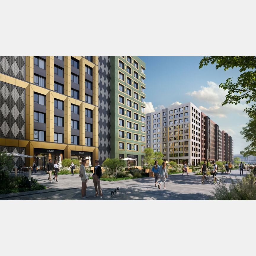 3-к. квартира, 91,9 м², 7/10 эт.