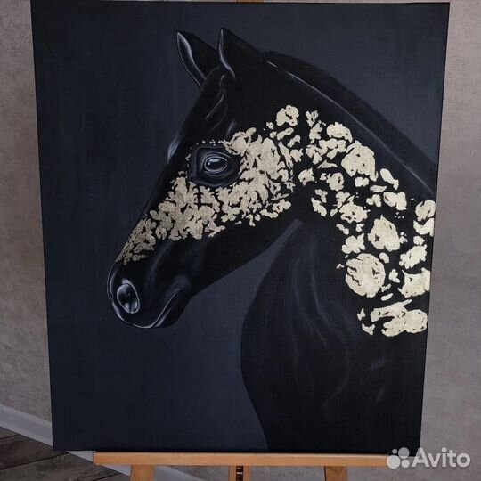 Картина маслом «Лошадь»