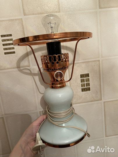 Настольная лампа СССР ретро без абажура