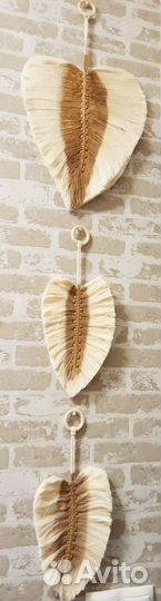 Панно макраме в стилистике Бохо