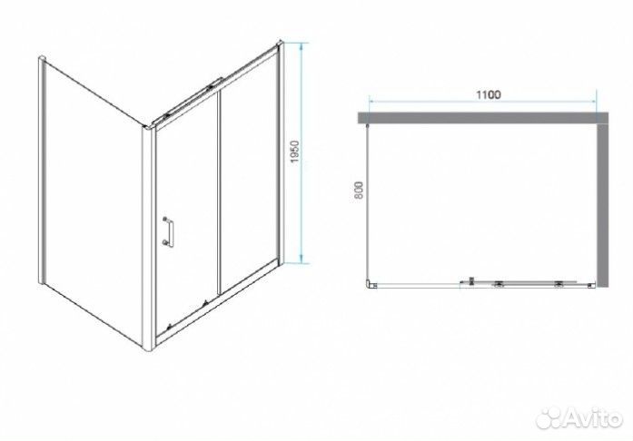 Душевой уголок RGW Passage PA-74 110x80