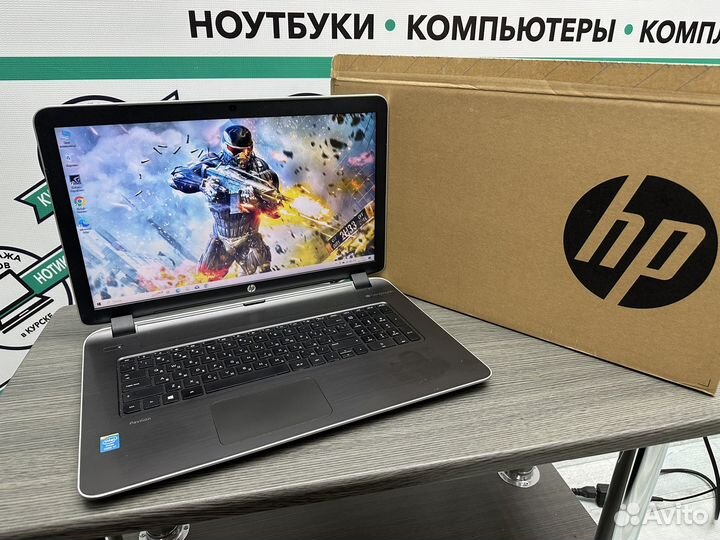 Огромный игровой HP core i7 8G Geforce 840 SSD256