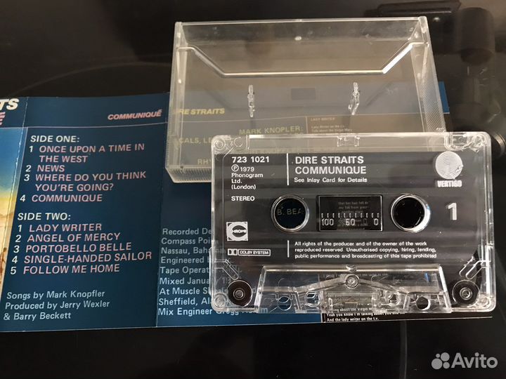 Кассета Dire Straits - Communique, 1979, UK