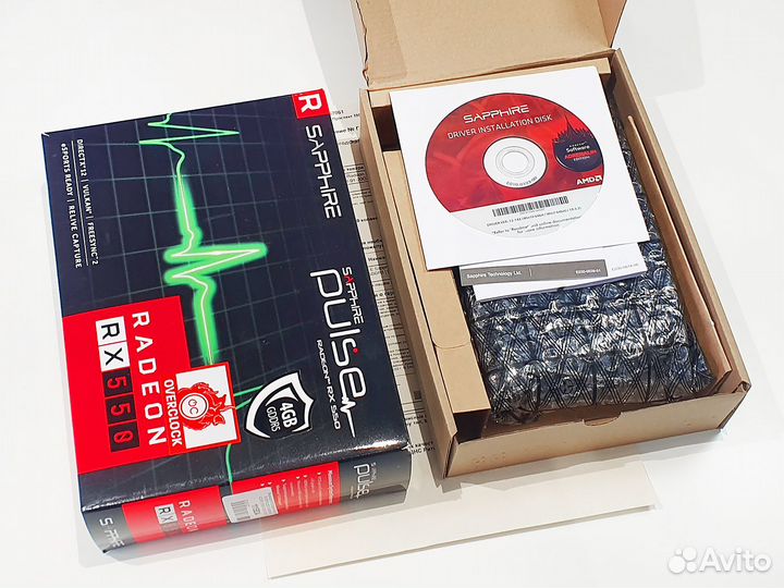 Видеокарта Sapphire AMD Radeon RX 550 pulse OC 112