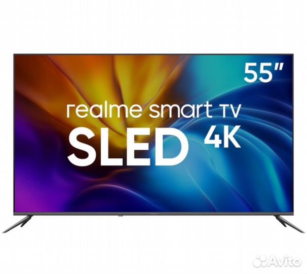 Телевизор Realme SMART TV sled 4K 55 (139 см)