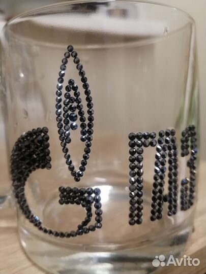 Кружка со стразами