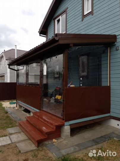 Мягкие окна для беседки