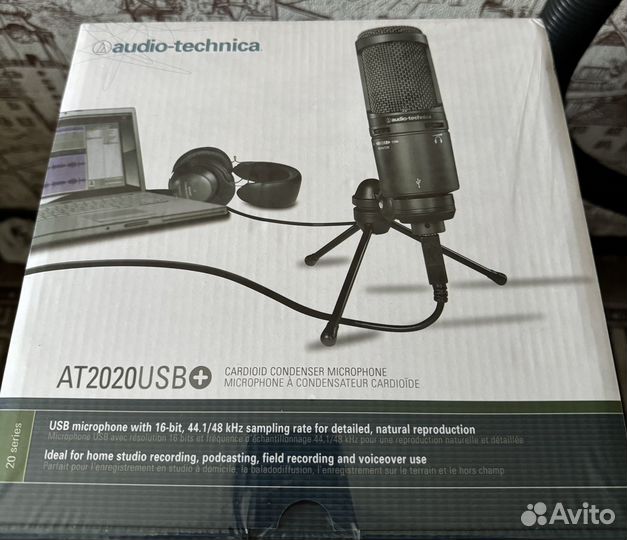 Студийный микрофон AT 2020 usb