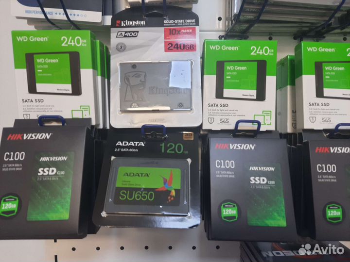 Новые SSD SATA и M2 (nvme). Гарантия 12 мес