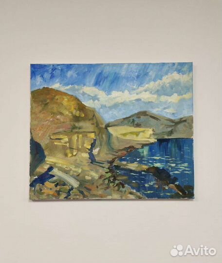 Картина маслом на холсте пейзаж море