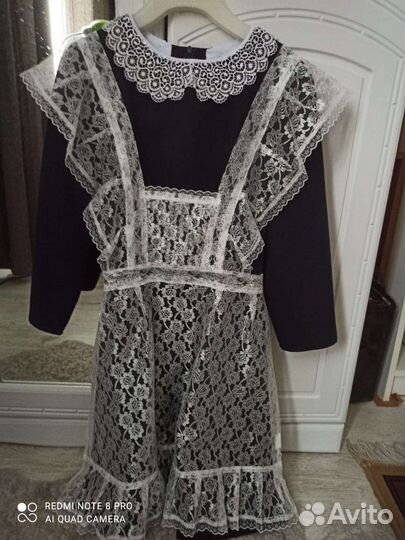 Школьный фартук и платье