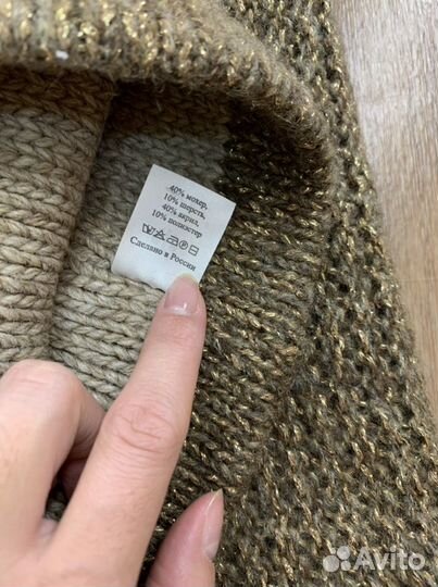 Шапка вязаная женская