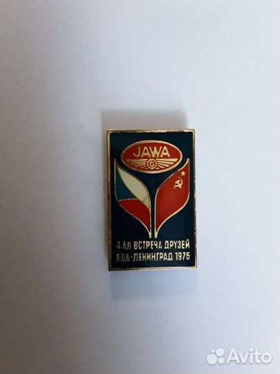 Значок мото jawa