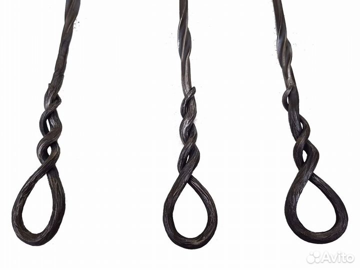 Шампур кованый из нерж. ручной работы т. 7мм