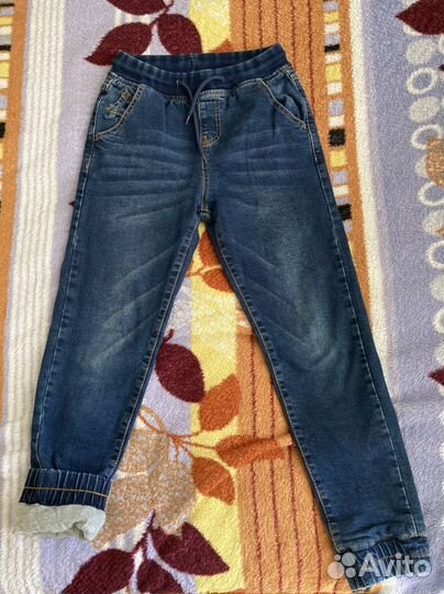 Джинсы утеплённые