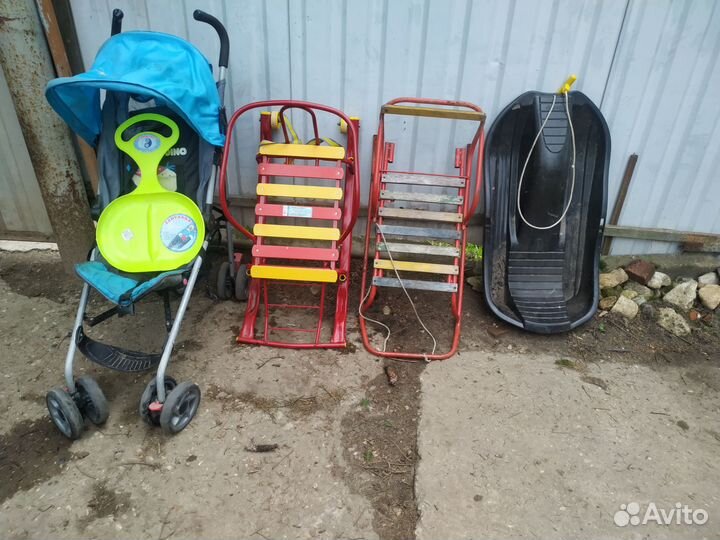 Детские санки коляска