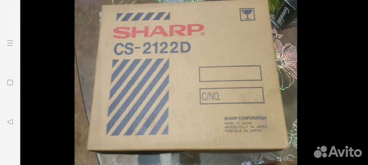 Sharp CS-2122D калькулятор СССР