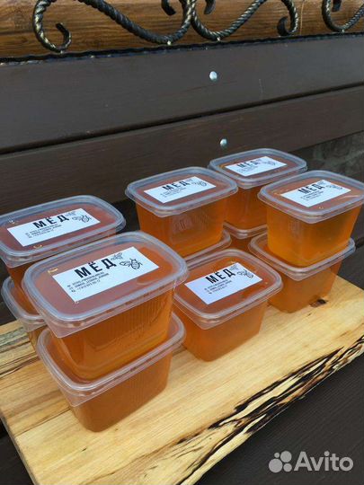 Мёд, сотовый мед, с прополисом, с нашей пасеки