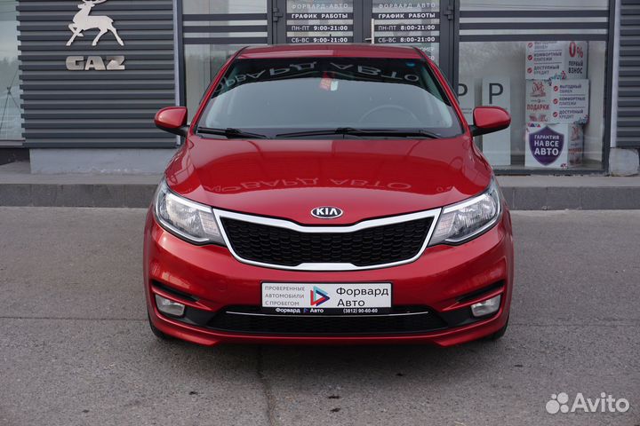 Kia Rio 1.6 AT, 2016, 92 803 км