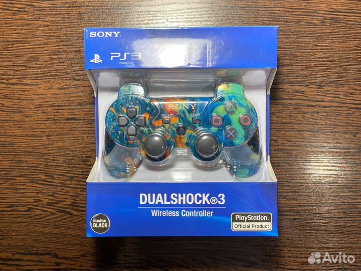Джойстик Sony ps3 dualshock 3 зелёное облако