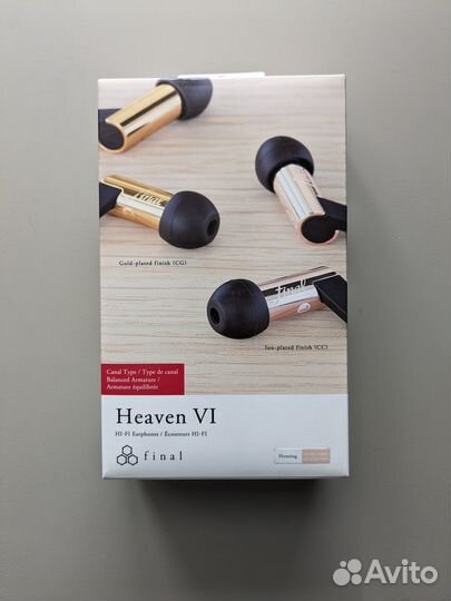 Наушники Final Audio Heaven VI, Gold